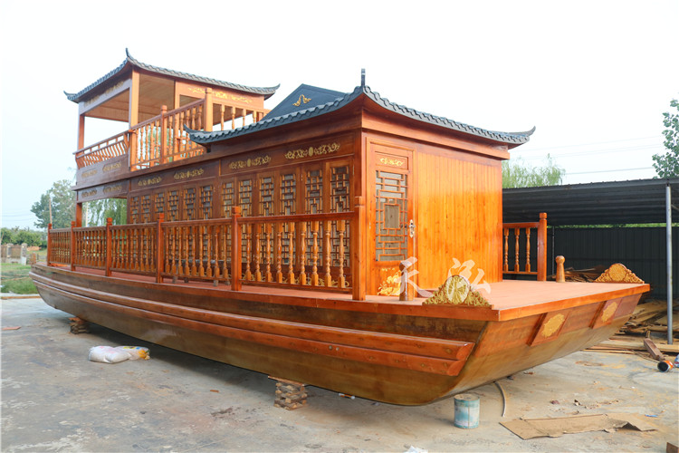 雙層畫舫船th002