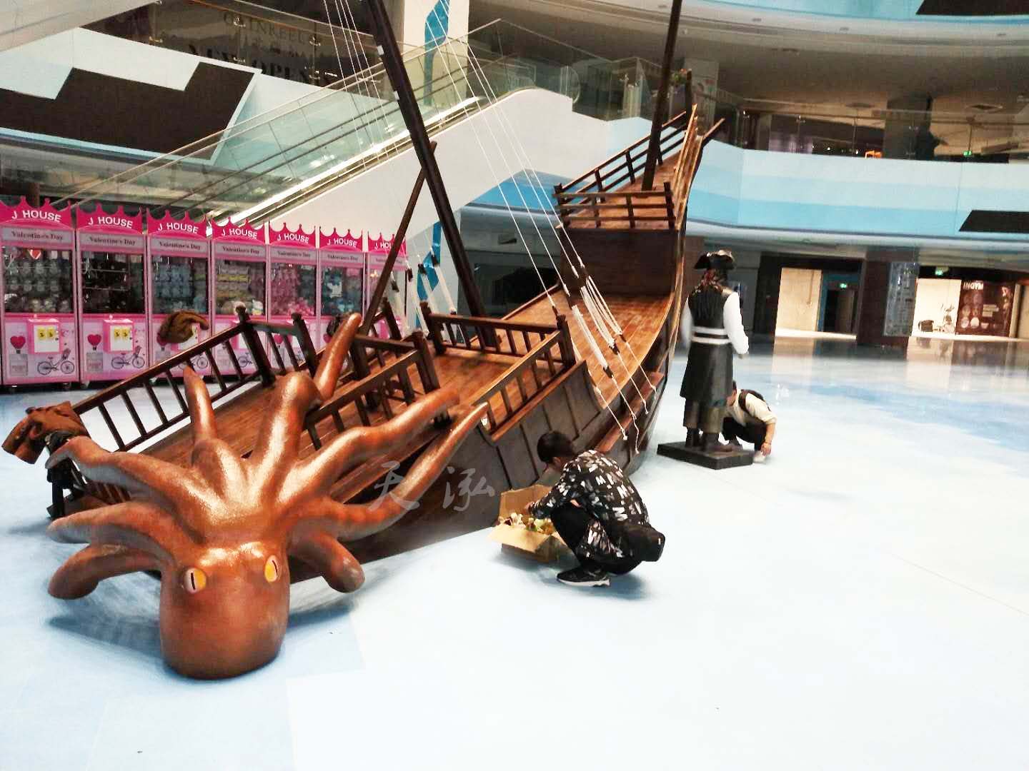 海盜船 景觀木船