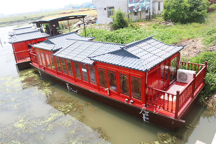 復(fù)古畫舫木船065